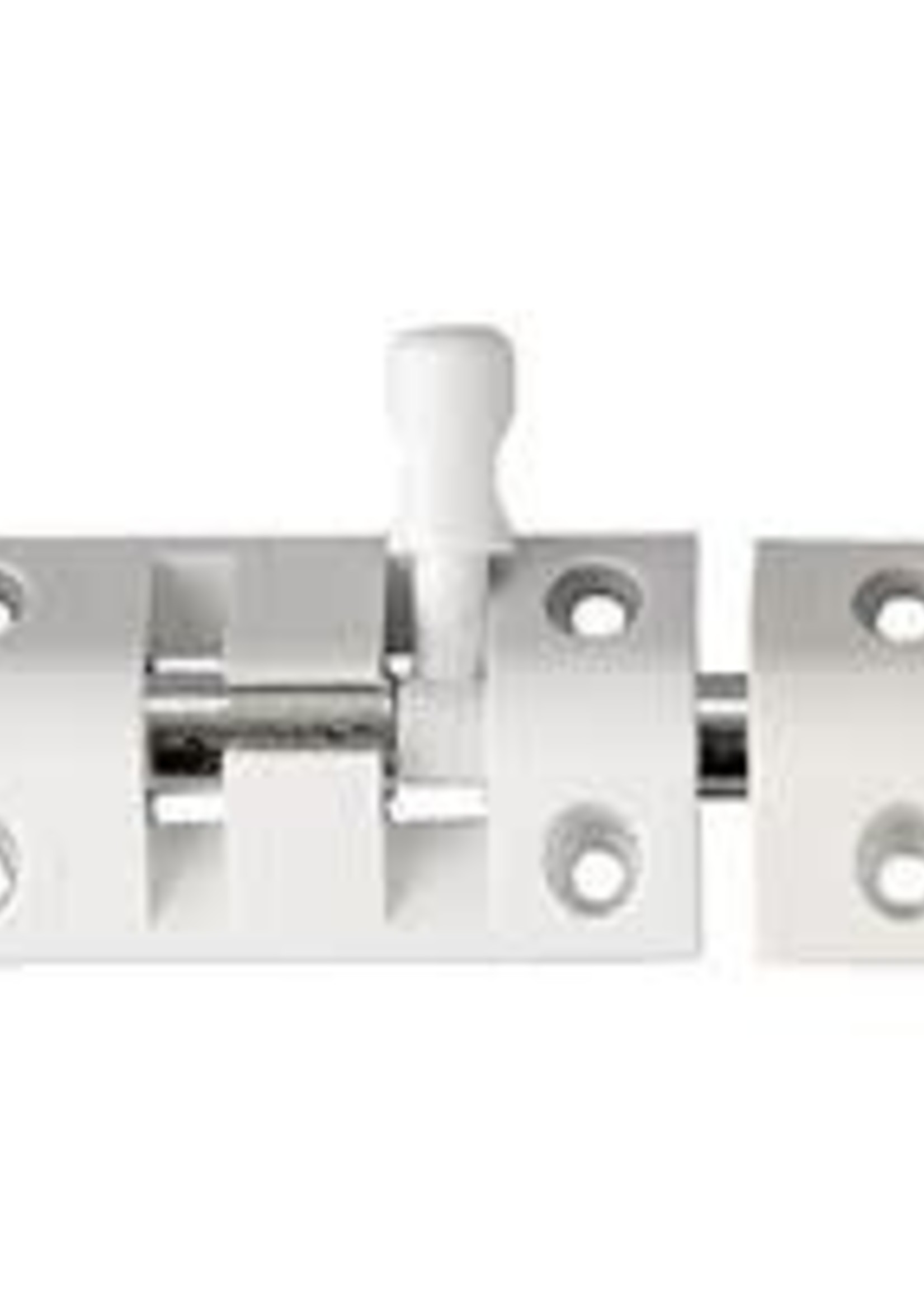 Door Bolt 51mm White PK1