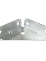Flanged Corner Plates ZP 50mm 4 Pack