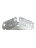 Flanged Corner Plates ZP 50mm 4 Pack