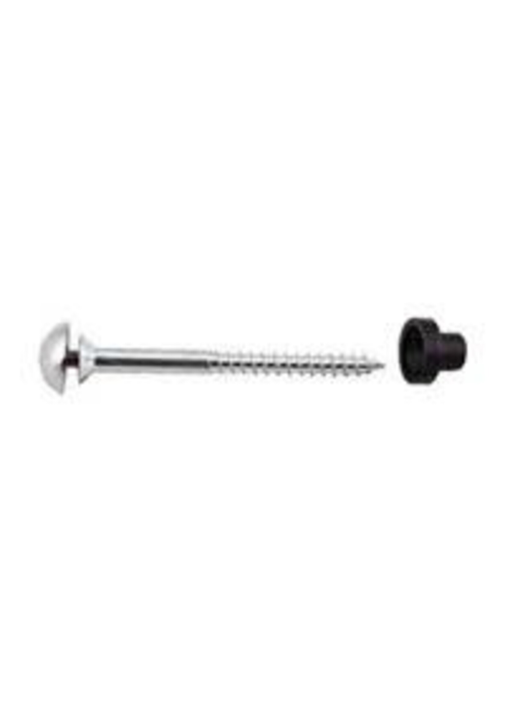 Securit Mirror Screws + Domes & Washers 32mm Chrome PK4
