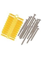 Select Screw & Wall Plug Kit Yellow BB80B