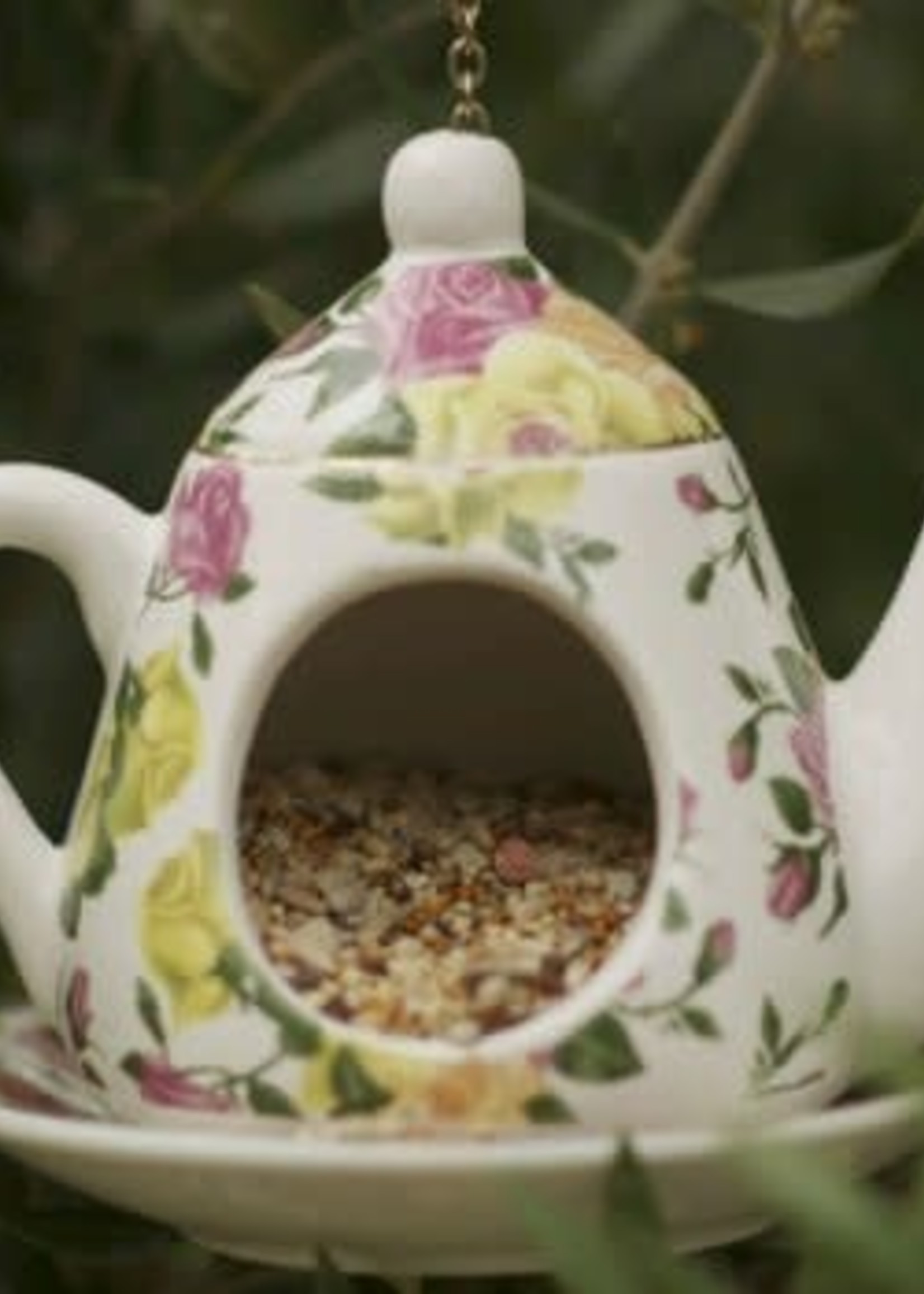 Teapot Bird Feeder 4 Ass Colours