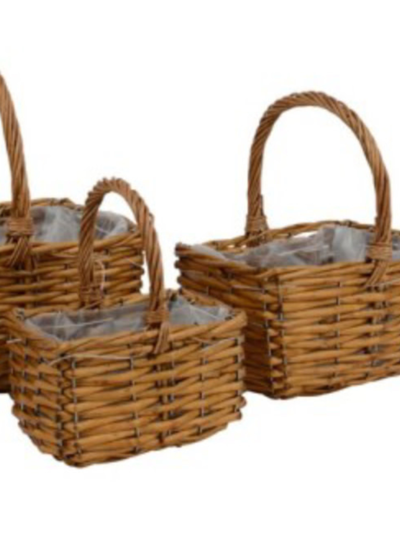 Decoris Basket willow square Small