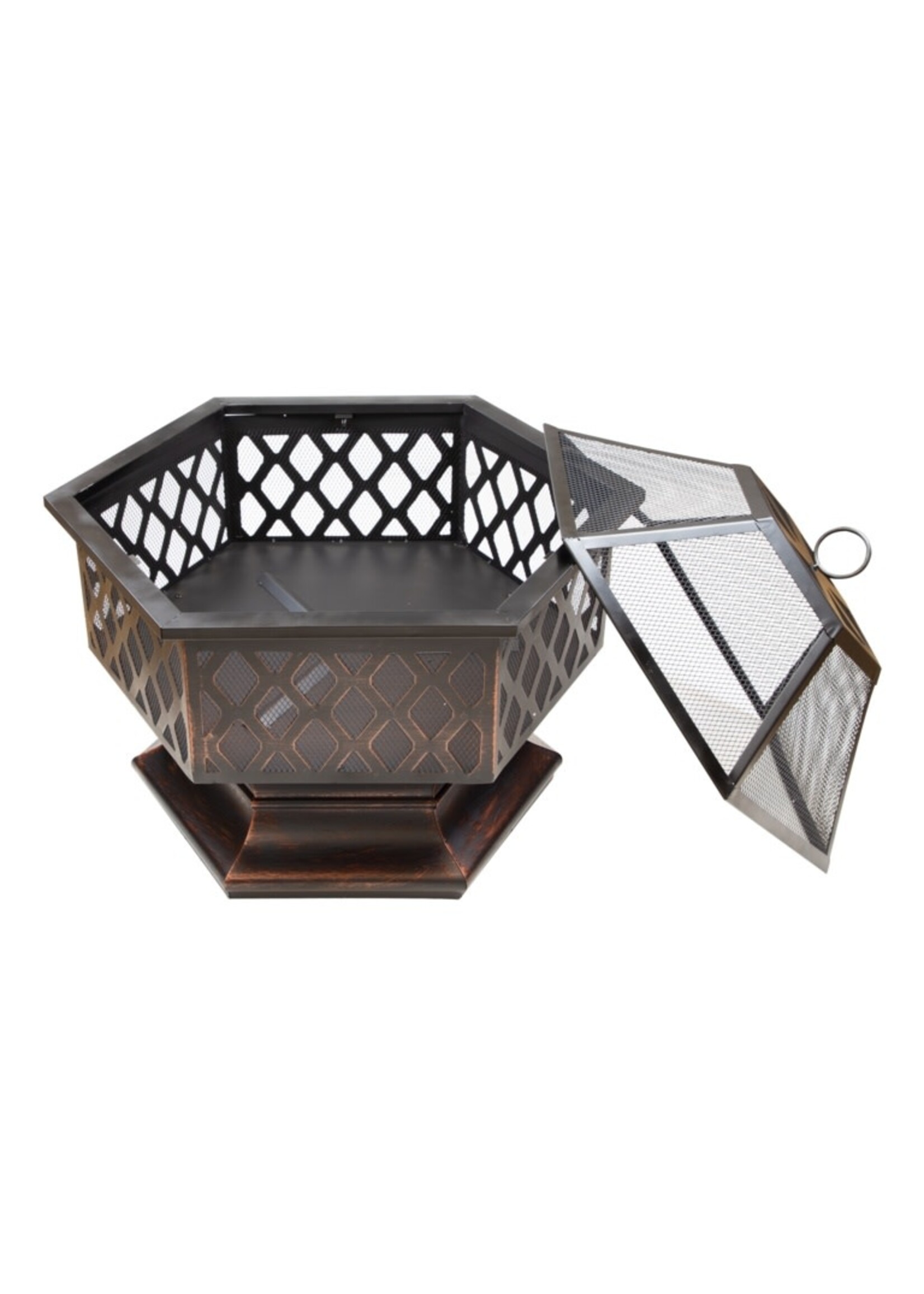 GardenKraft GardenKraft Outdoor Bronze Firepit