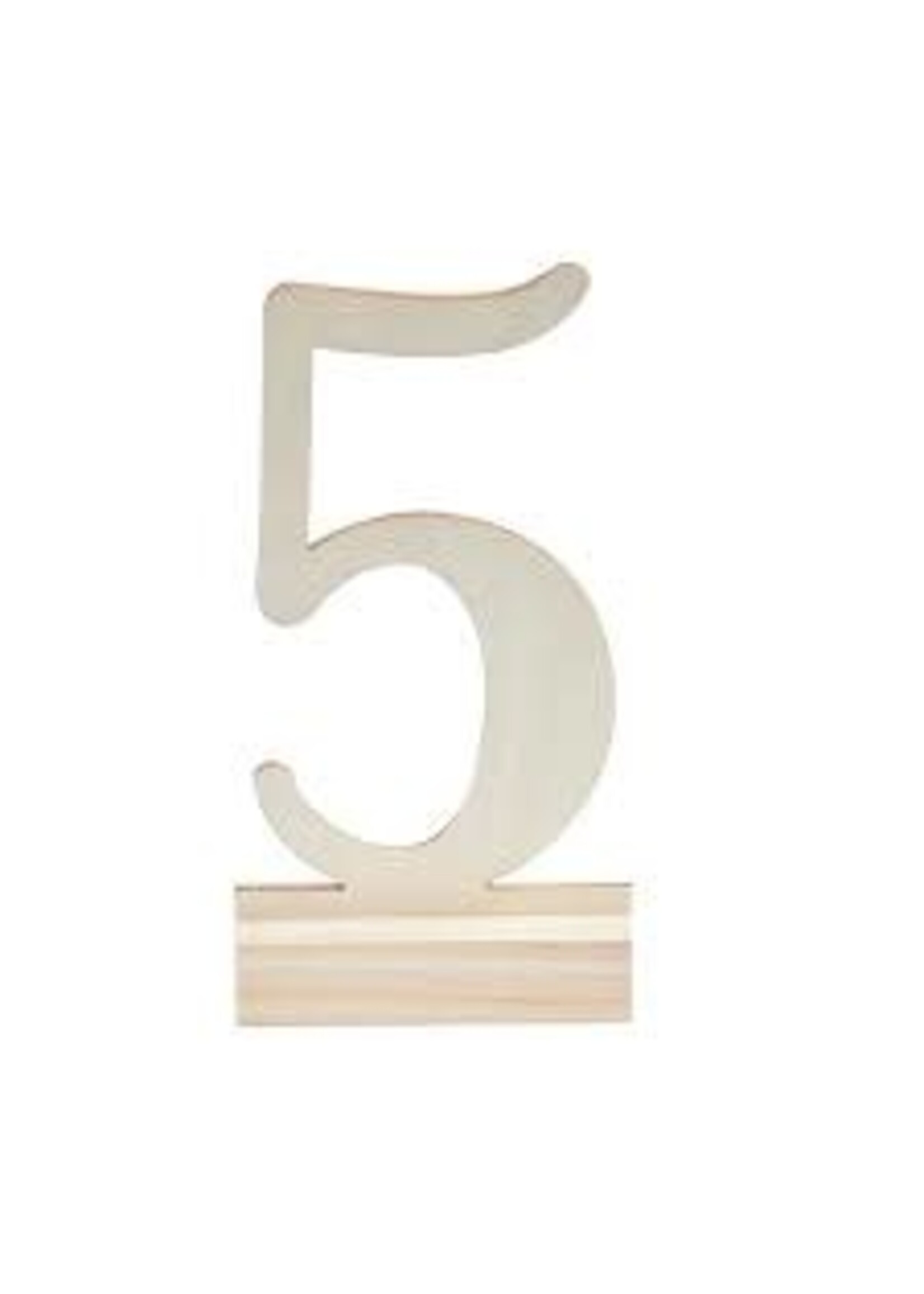 Wood table numbers