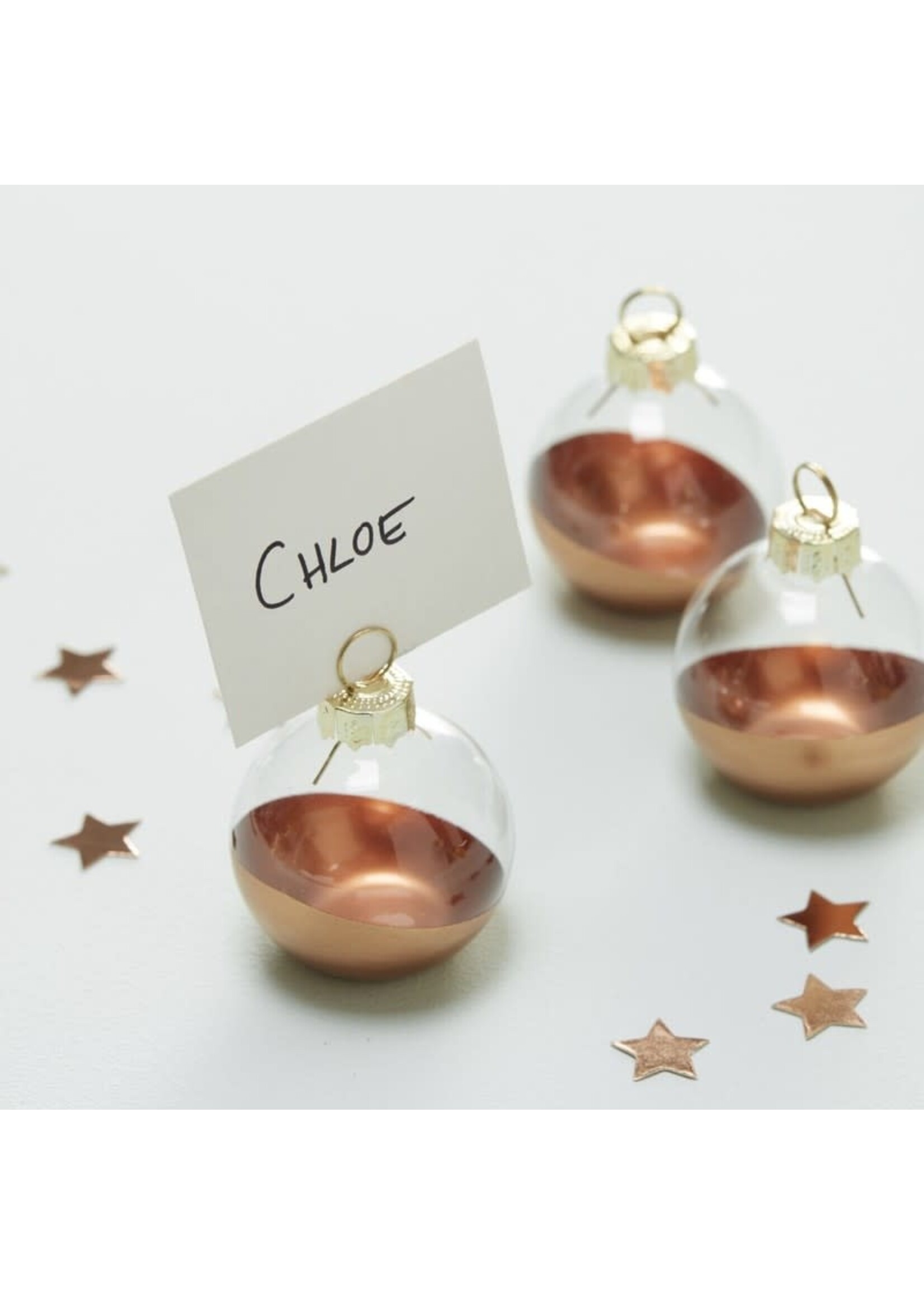 Bauble Name Place Card Holders