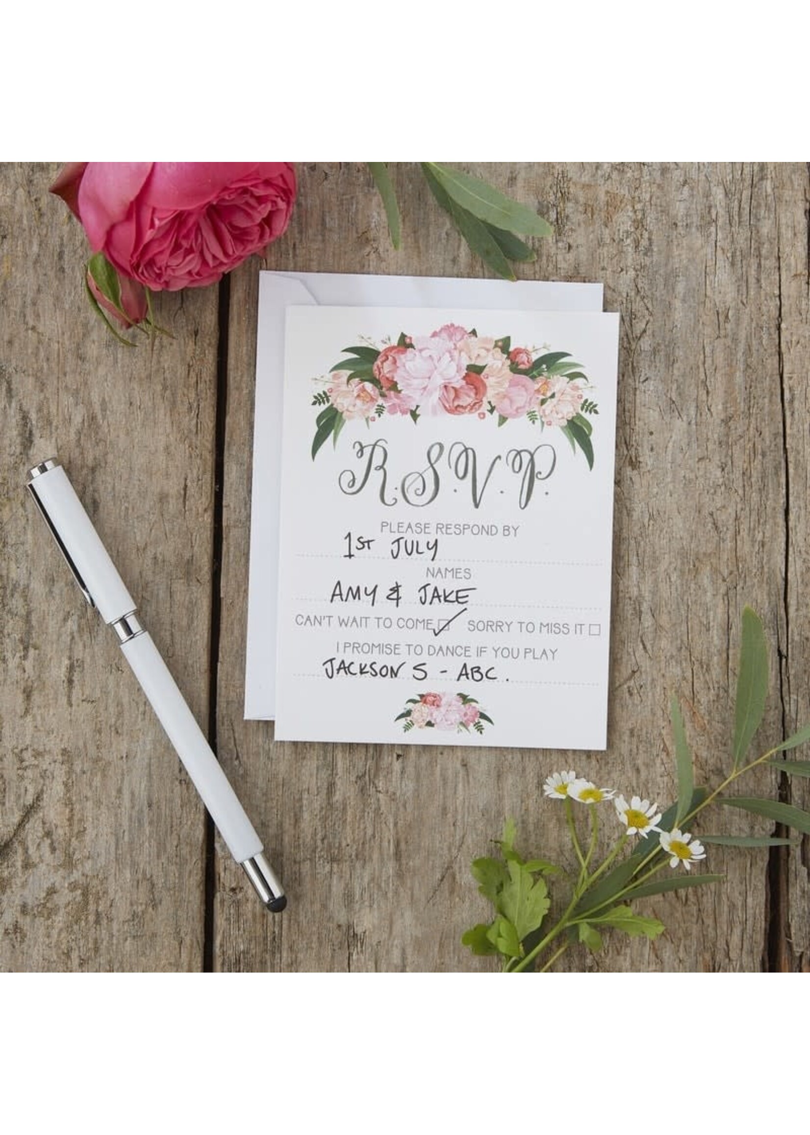 Floral RSVP