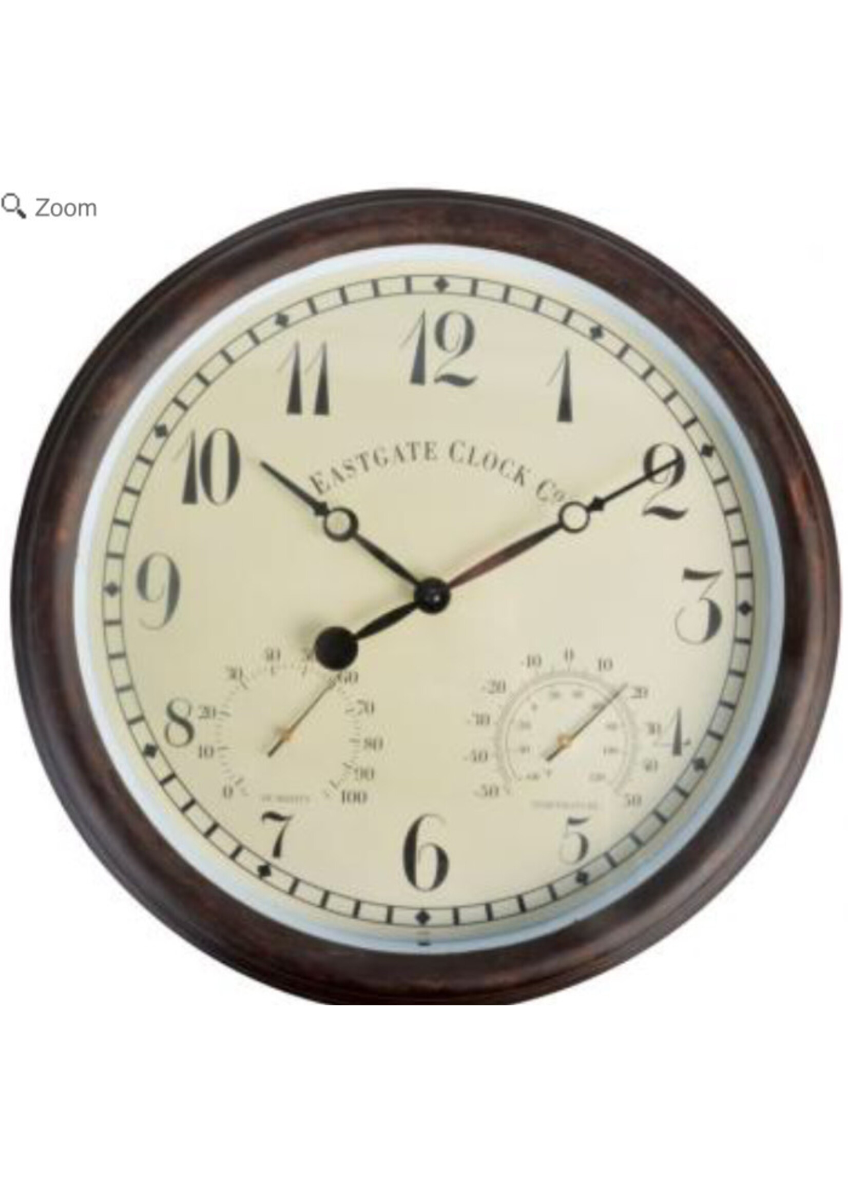 Outdoor Wall Clock and Weather Station