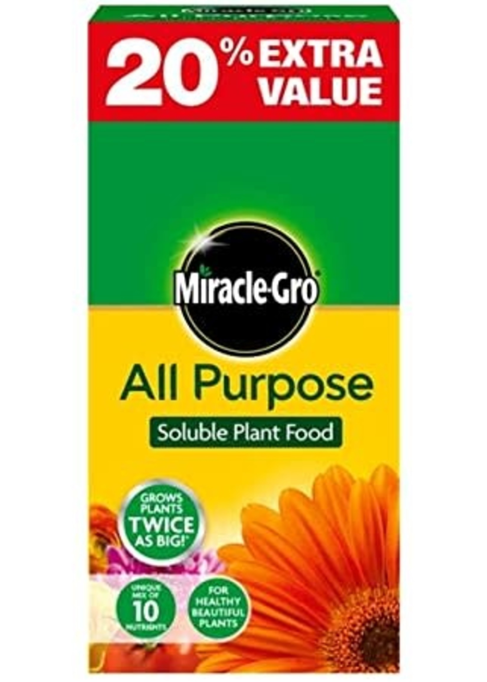 Miracle-Gro  (Scotts) Miracle-Gro All Purpose Plant Food 1kg Plus 20% Free