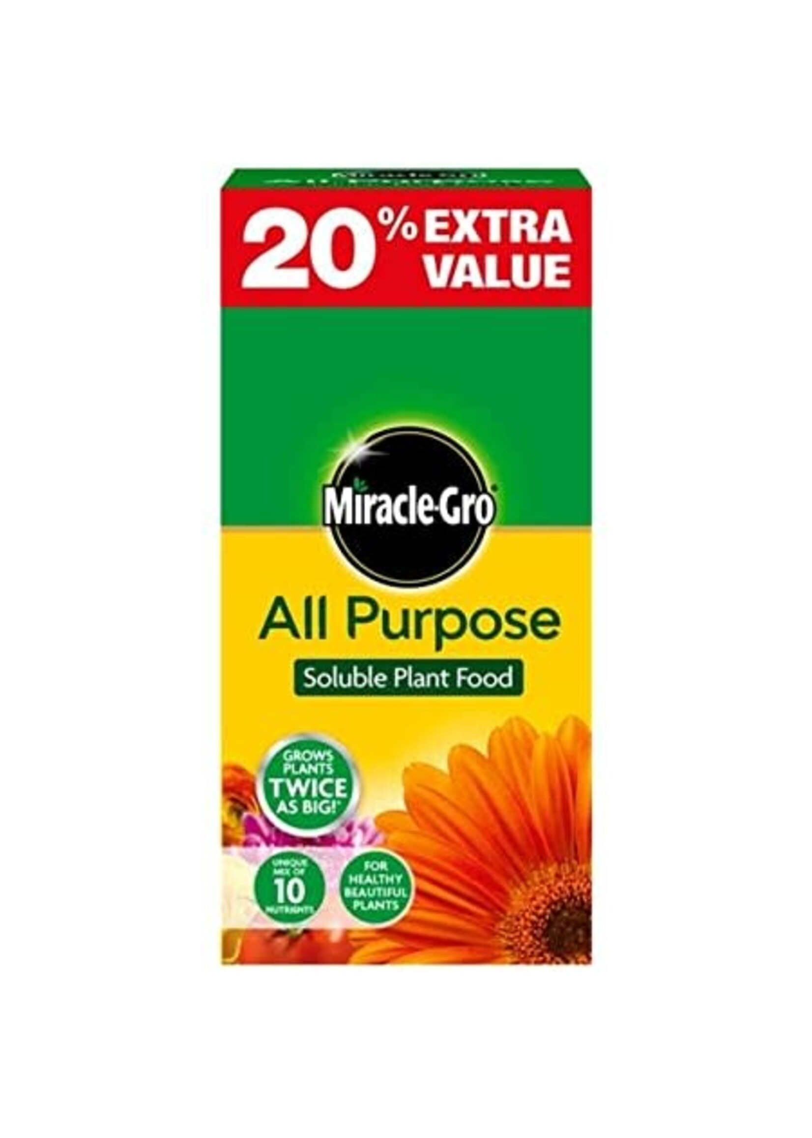 Miracle-Gro  (Scotts) Miracle-Gro All Purpose Plant Food 1kg Plus 20% Free