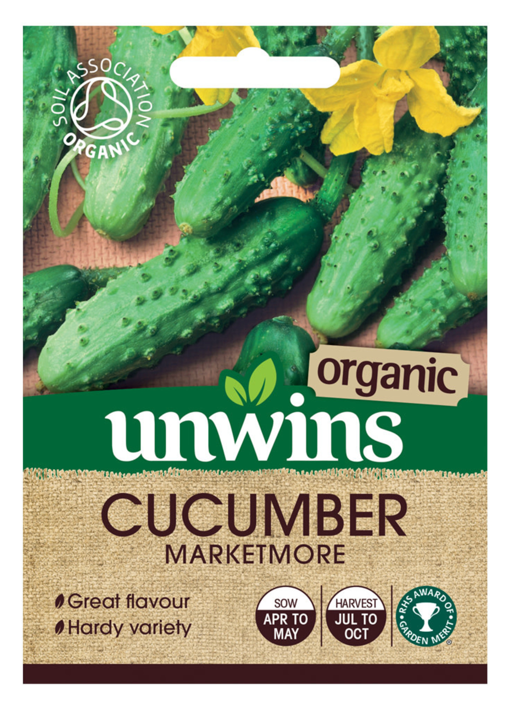 Unwins Cucumber - Marketmore (Organic)