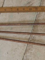 Cottingham Collection Hairpin leg 3 prong antique copper 16"