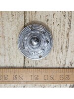 Cottingham Collection Rococco Round Bell Push Chrome