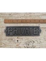 Cottingham Collection Private Plaque antique iron