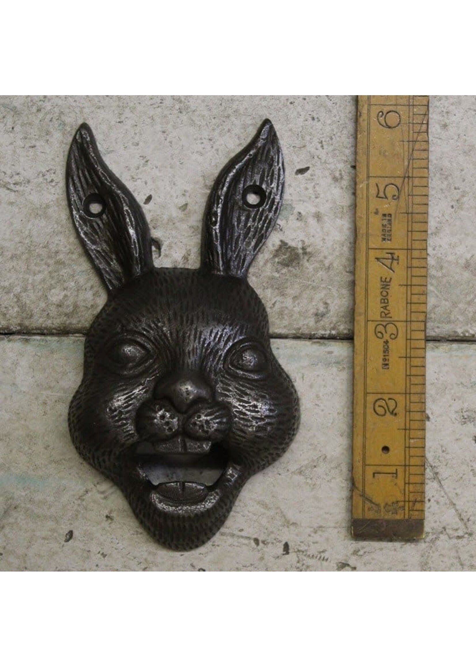 Cottingham Collection Rabbit / Hare bottle opener wall mounted