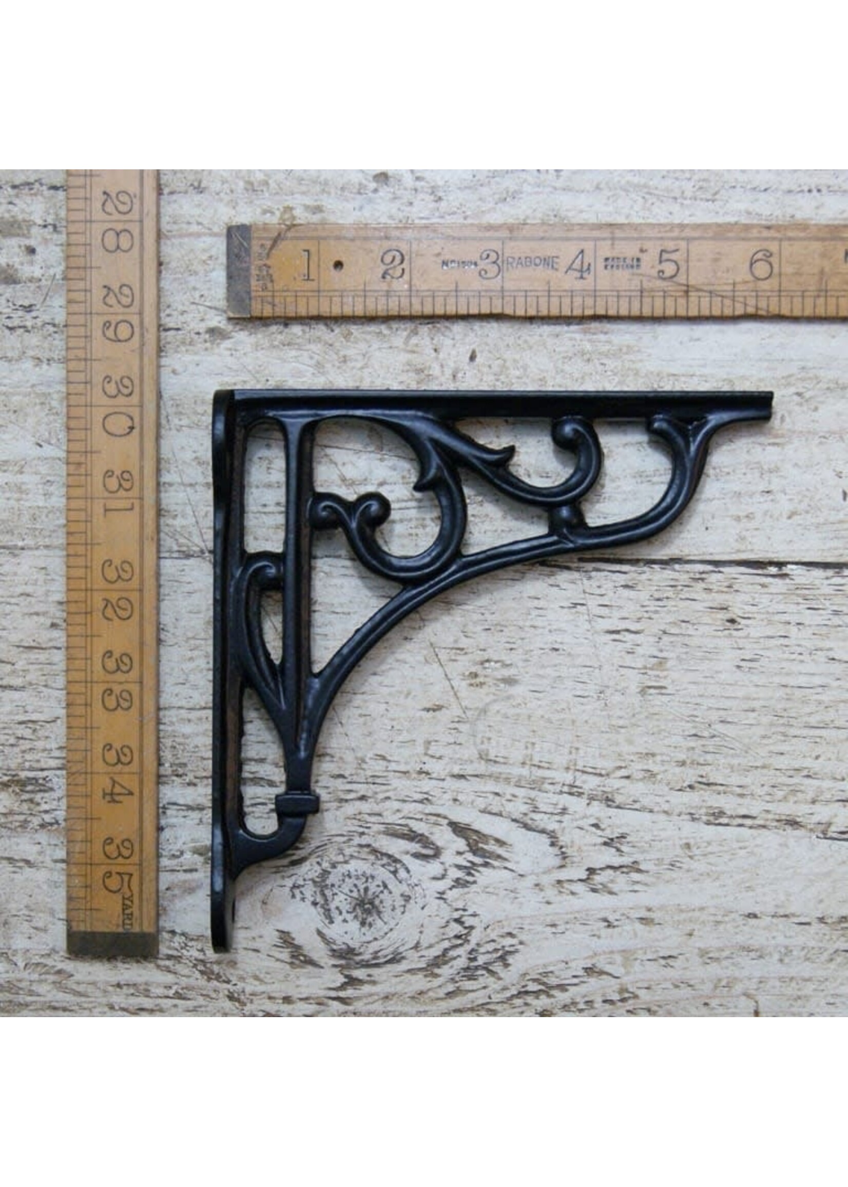 Cottingham Collection Shelf bracket satin black 6x6"