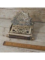 Cottingham Collection Toilet Roll Holder With Solid Brass 'Victorian' Lid