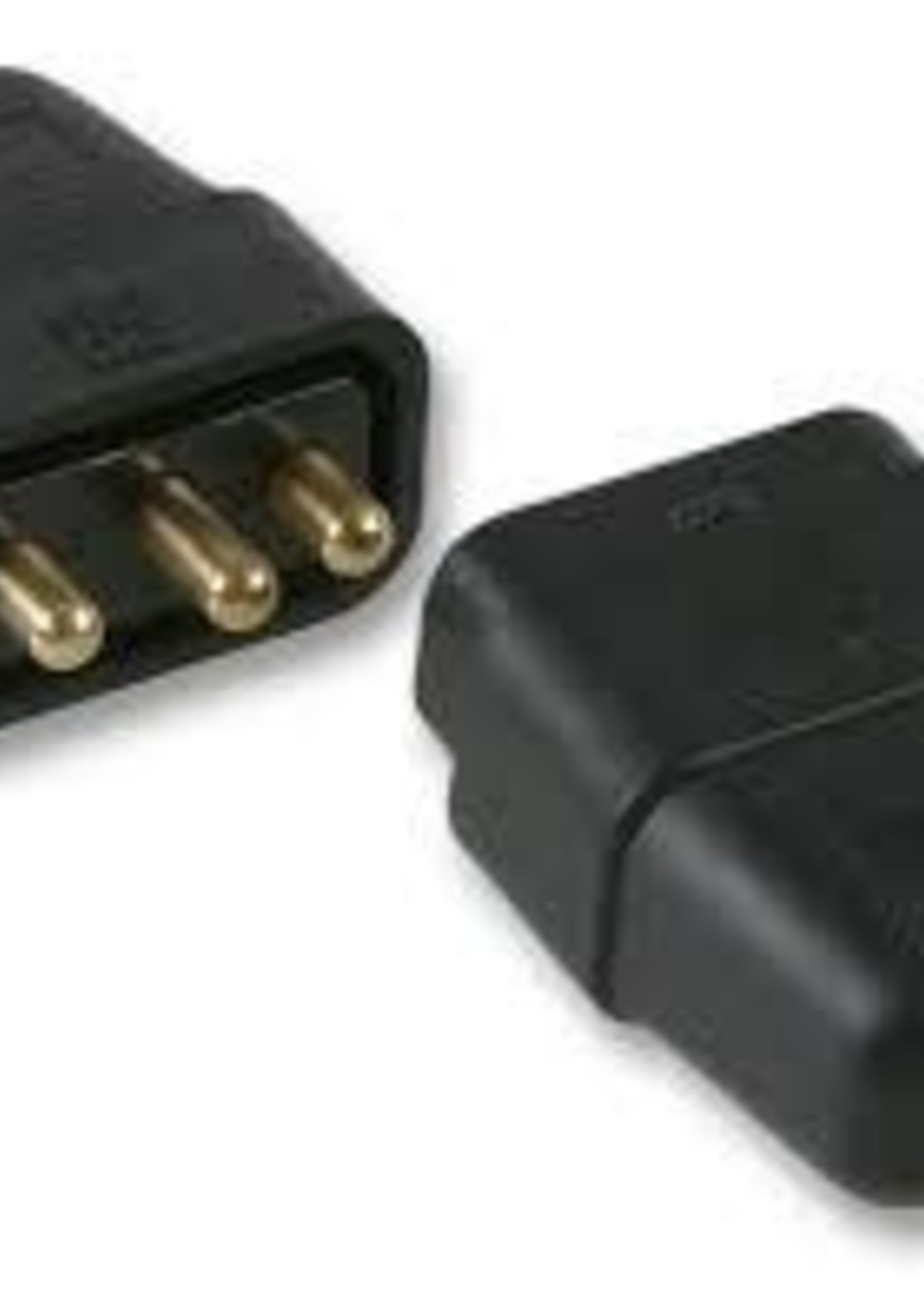 Dencon Dencon In-Line Nylon Connector Black 3 Pin 5A