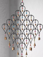 Namaste Large Recyled Windchime Bell and Beads