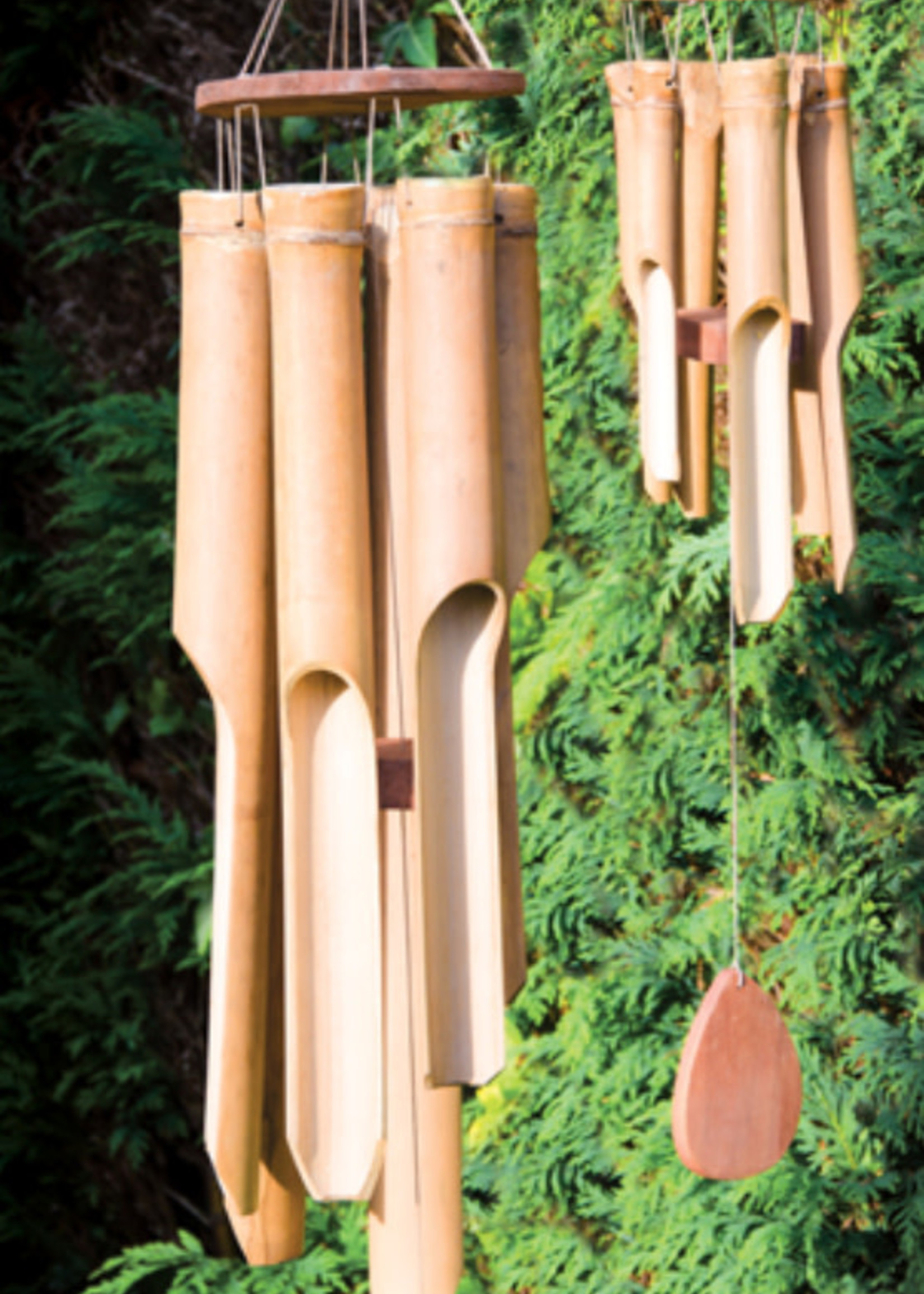 Namaste Large Natural Bamboo Windchime