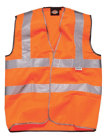 Dickies Dickies Hi Vis Way Safety  Waistcoat Large Orange