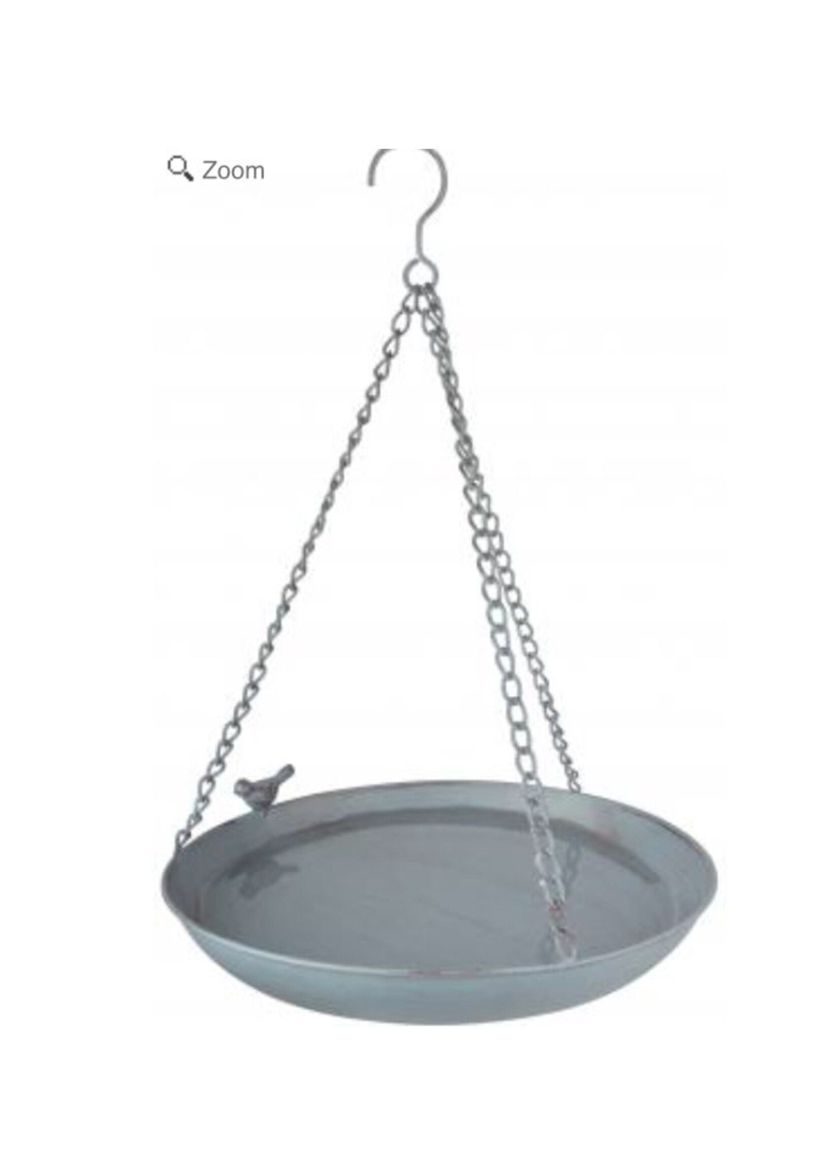Grey Hanging Bird Bath