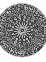 Outdoor Rug Mandala Round 170cm