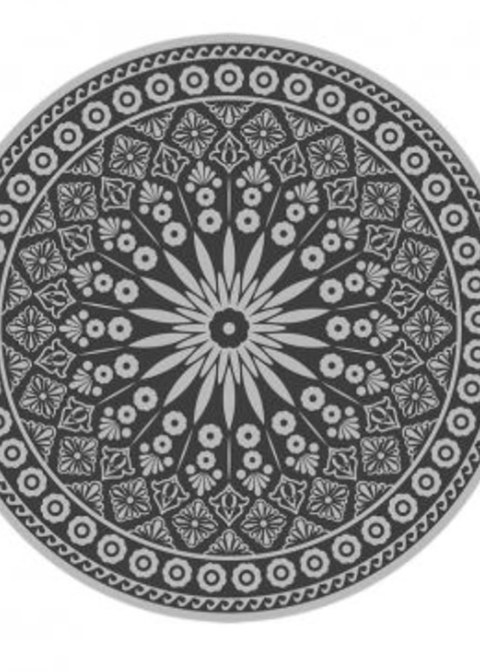 Outdoor Rug Mandala Round 170cm