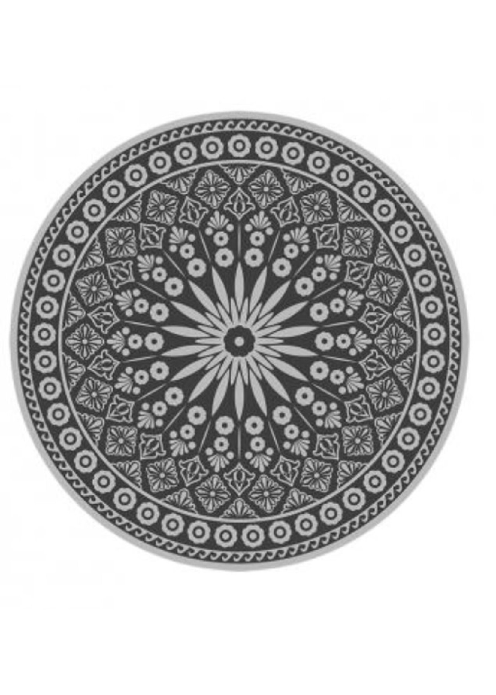 Outdoor Rug Mandala Round 170cm