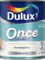 Dulux (Akzo Nobel) Dulux Once Satinwood 2.5L Pure Brilliant White