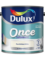 Dulux (Akzo Nobel) Dulux Once Satinwood 2.5L Pure Brilliant White