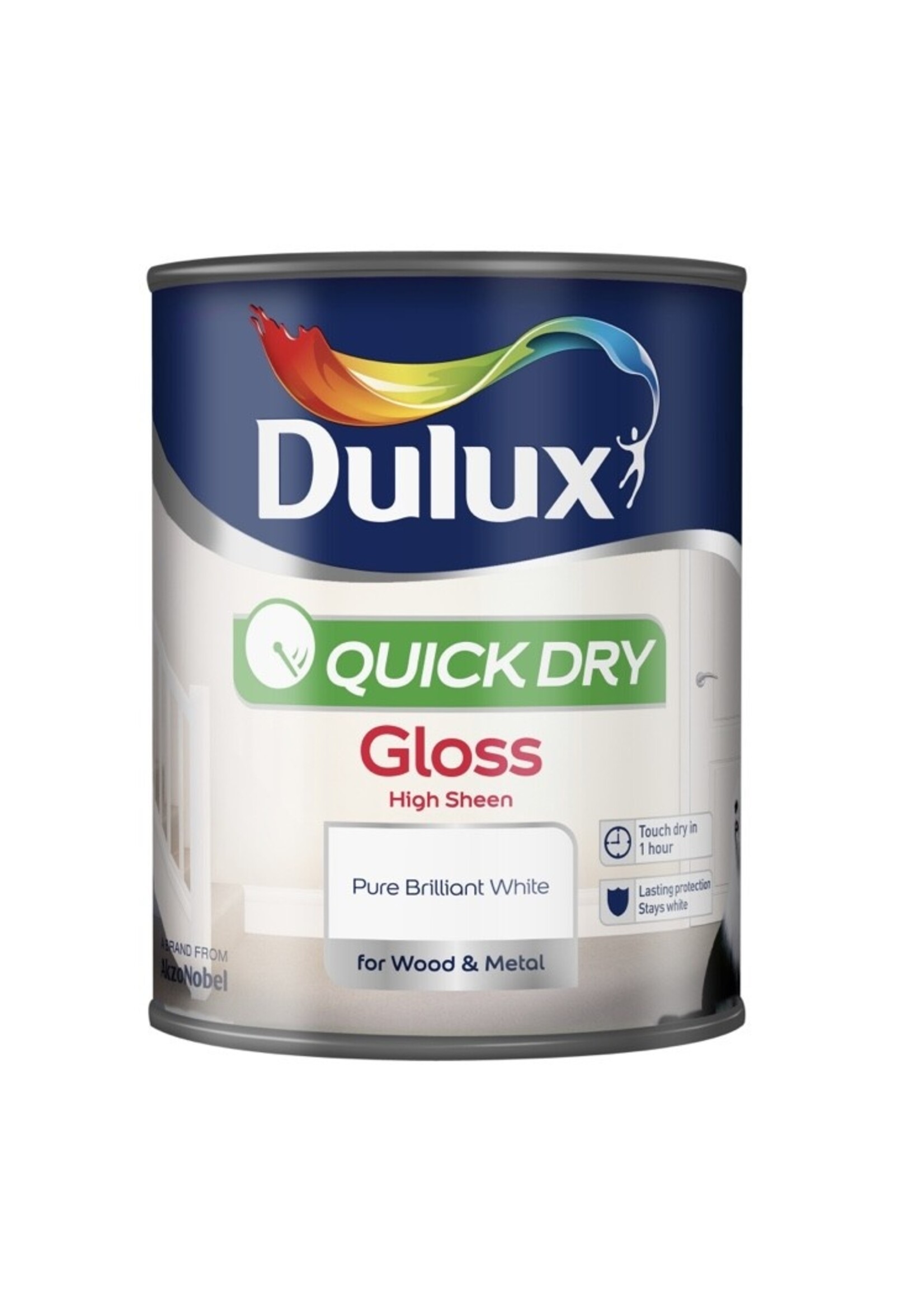 Dulux (Akzo Nobel) Dulux Quick Dry Gloss 2.5L Pure Brilliant White