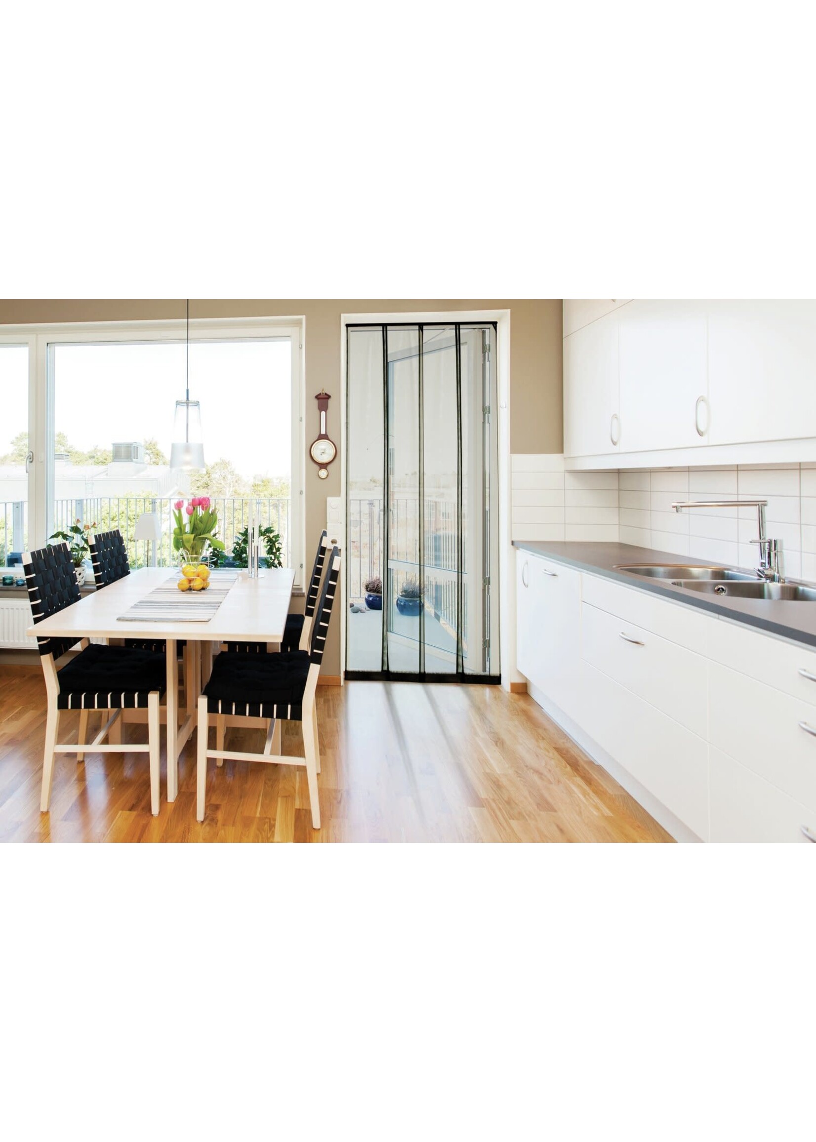 The Buzz (STV) Doorway Insect / Fly Screen Charcoal