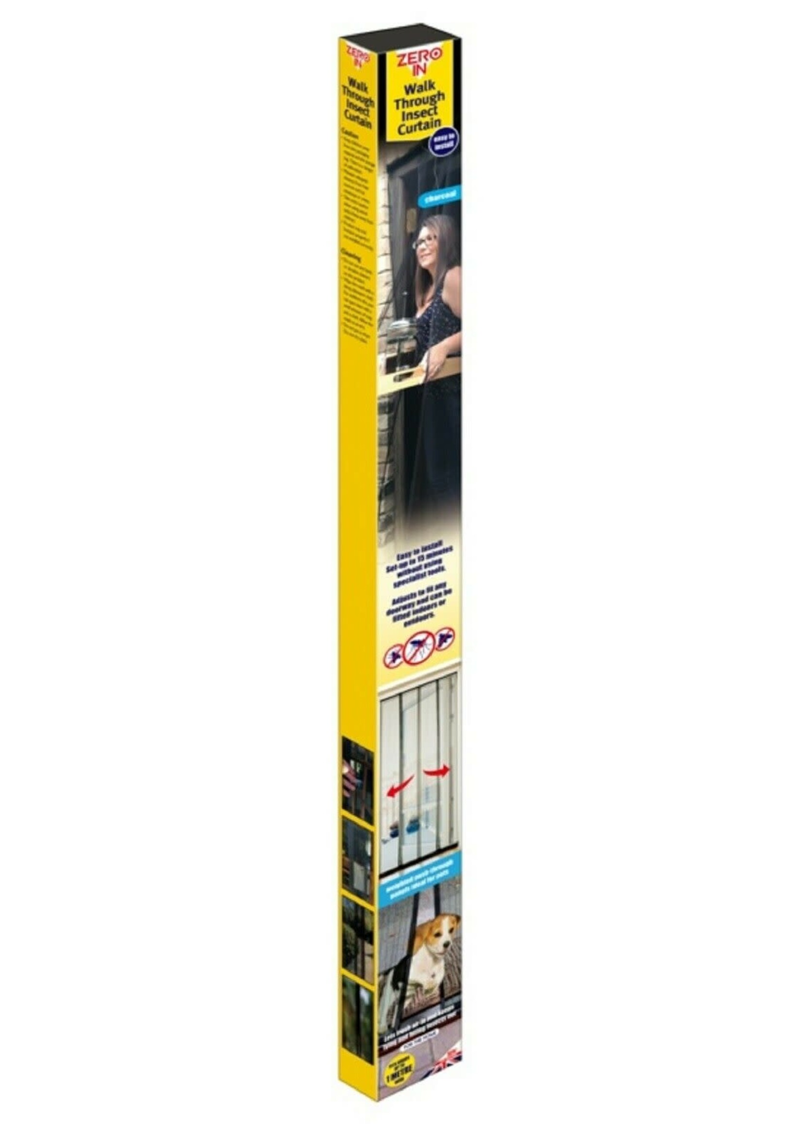 The Buzz (STV) Doorway Insect / Fly Screen Charcoal *disc
