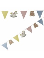 Rock-a-bye baby paper bunting 3.5m