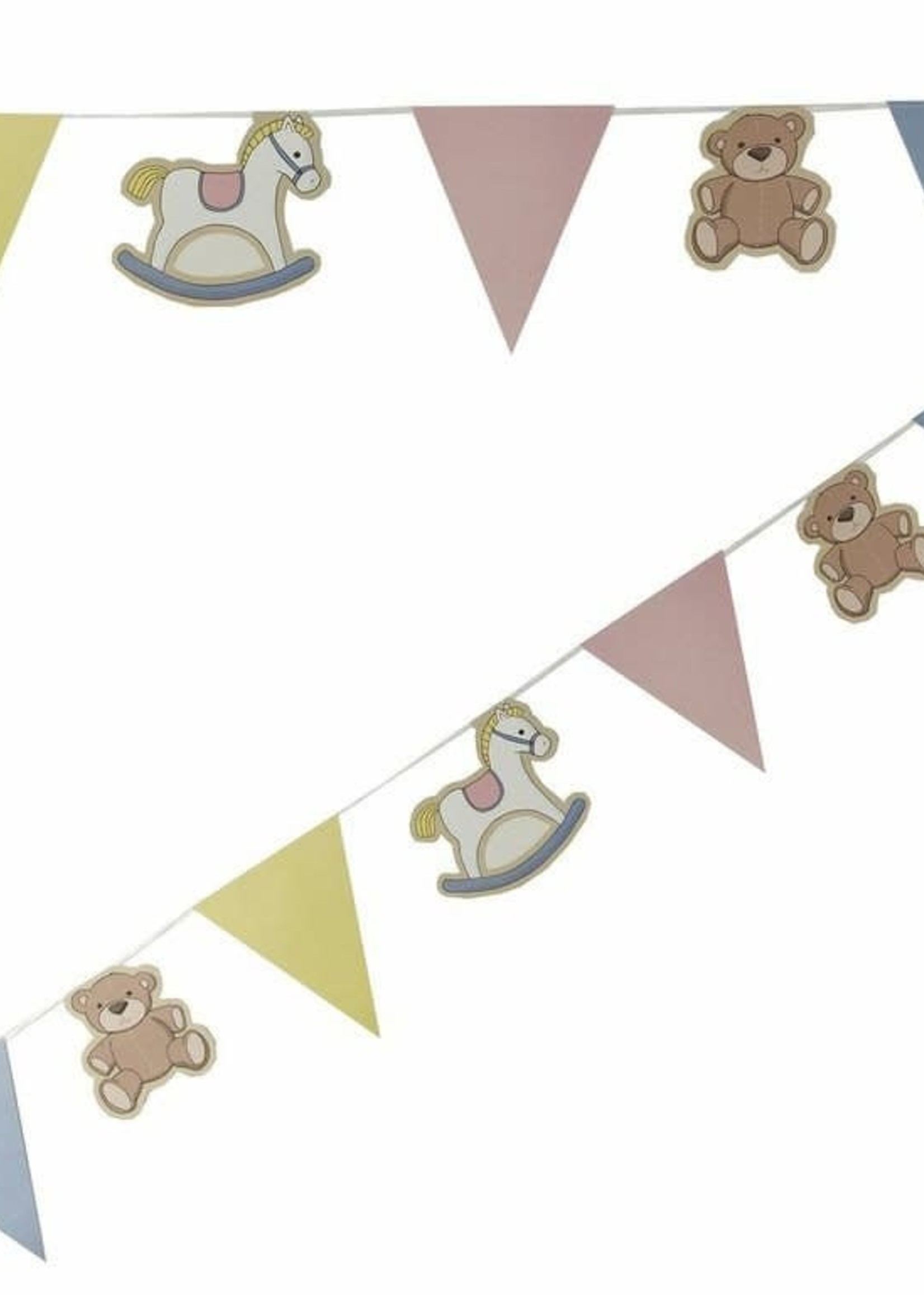 Rock-a-bye baby paper bunting 3.5m