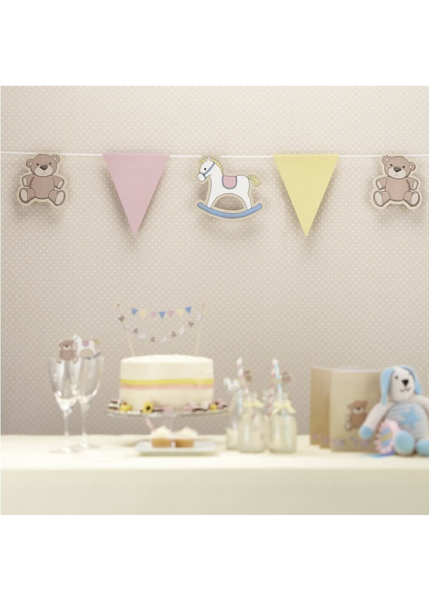 Rock-a-bye baby paper bunting 3.5m