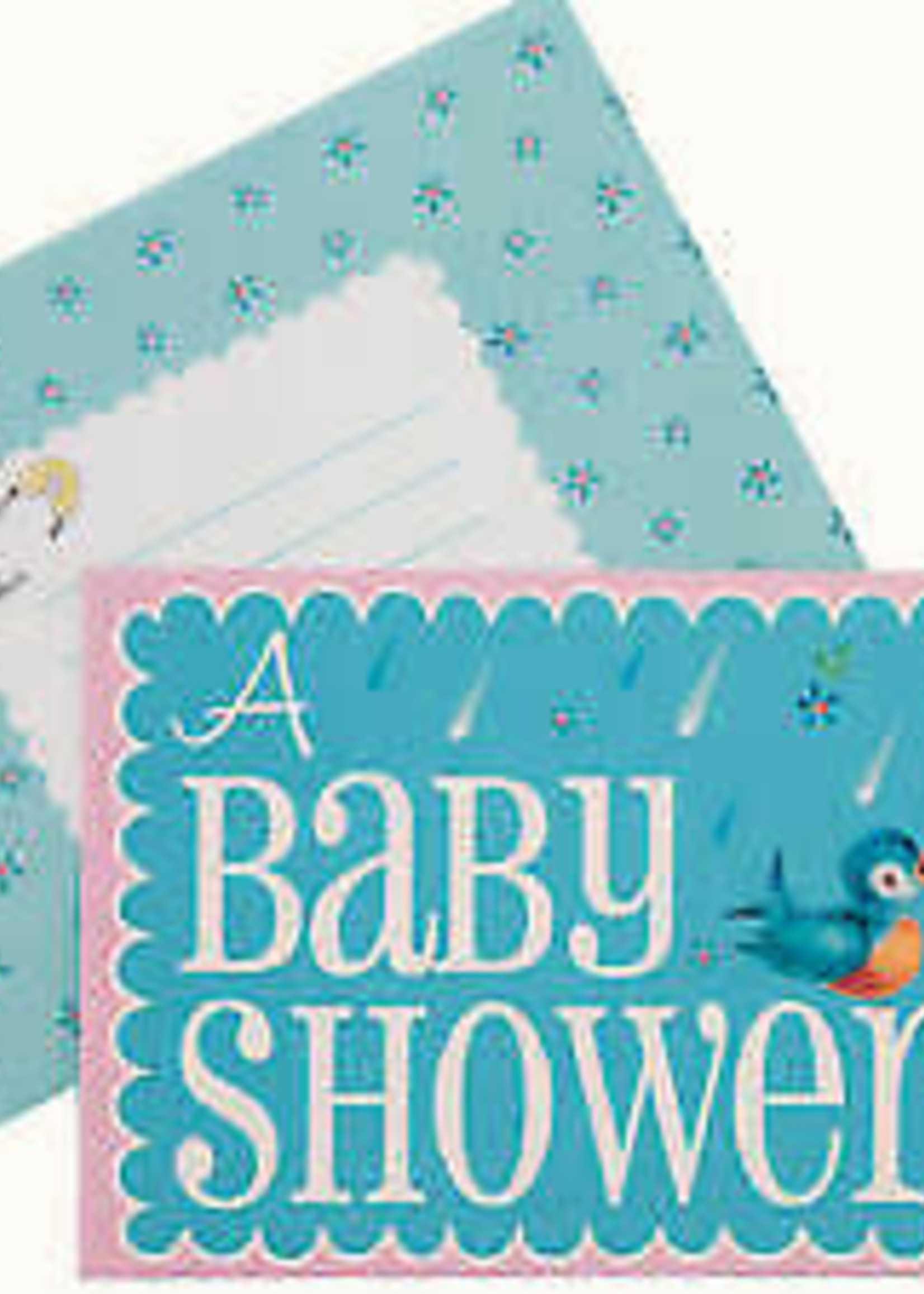 Baby on board 10x invitation postcards and envelopes