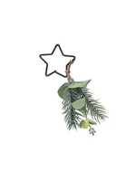 Decoris Foliage With Star Napkin Ring Length total 15cm