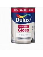 Dulux (Akzo Nobel) Dulux Pure Brilliant White (PBW) 1.25L Non Drip Gloss