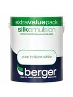Crown Berger Pure Brilliant White PBW 3L Silk Emulsion