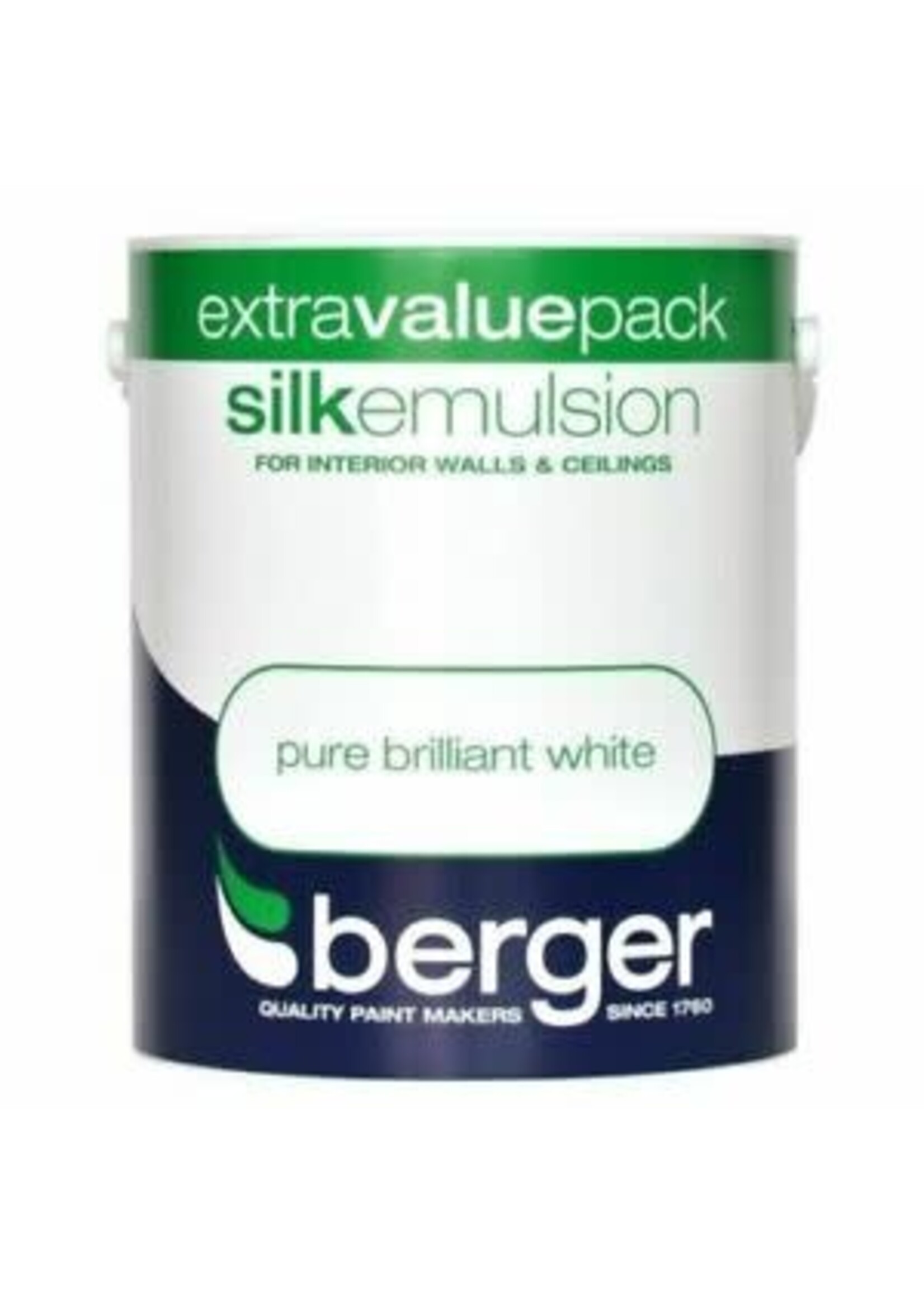 Crown Berger Pure Brilliant White PBW 3L Silk Emulsion
