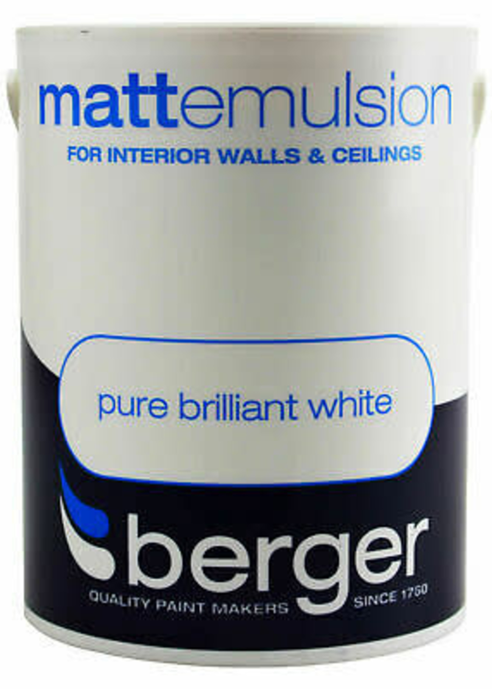 Crown Berger Pure Brilliant White PBW 5L Matt Emulsion