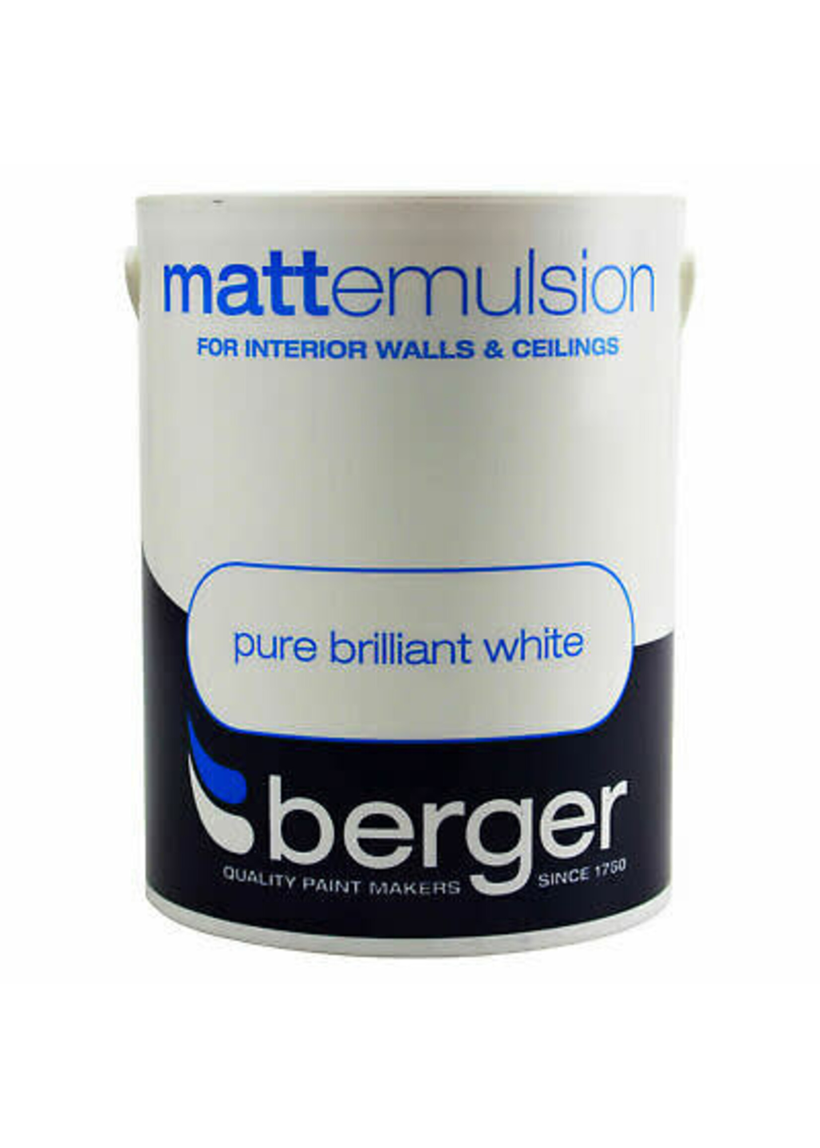 Crown Berger Pure Brilliant White PBW 5L Matt Emulsion