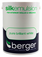 Crown Berger Pure Brilliant White PBW 5L Silk Emulsion