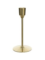 Decoris Brass coloured Candle Stick Holder 20.5 cm