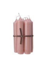 Decoris Pink Candles Wrapped In Leather Cord (7)