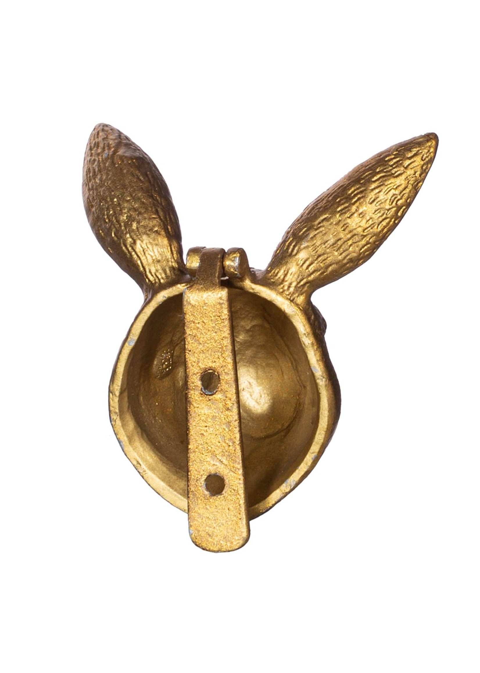 Sass & Belle Gold Rabbit Door Knocker