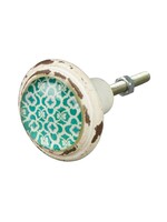 Sass & Belle White and Blue Knob Istanbul dream knob