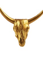 Sass & Belle Buffalo Desert Skull Brass Effect Drawer Knob